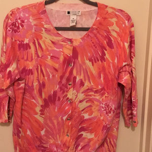 Carole Little Cardigan Sweater Size 1X